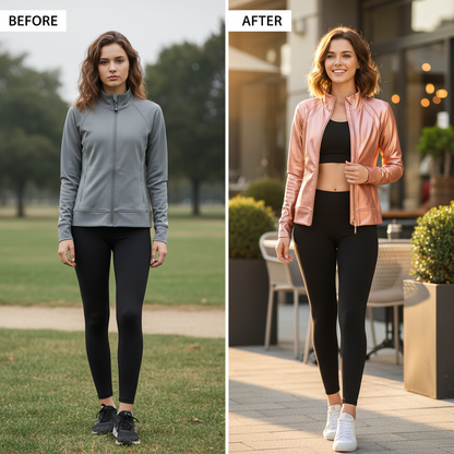 2025 Rose Gold Jacket Third Generation No Mesh Slim Fit Thin Sport Fitness Yoga Wear Stand Collar Outerwear for Women